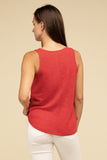 V Neck Sleeveless Top • More Colors