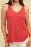 V Neck Sleeveless Top • More Colors