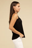 V Neck Sleeveless Top • More Colors