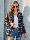 Plaid Button Up Pocketed Shirt • More Colors