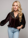 V-Neck Three-Quarter Sleeve Blouse • More Colors