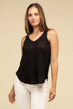 V Neck Sleeveless Top • More Colors