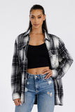 Boyfriend Oversized Soft Flannel Shacket • More Colors