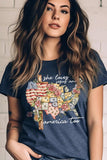 She Loves Jesus And America Too Graphic T Shirts • More Colors