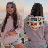 Sia Crochet Hoodie