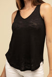 V Neck Sleeveless Top • More Colors