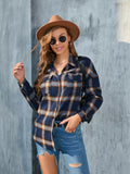 Plaid Button Up Pocketed Shirt • More Colors