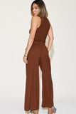 Ribbed Tank and Wide Leg Pants Set • More Colors