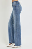 RISEN High Rise Straight Leg Jeans