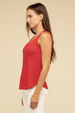 V Neck Sleeveless Top • More Colors