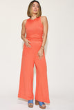 Ribbed Tank and Wide Leg Pants Set • More Colors