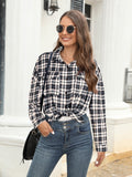 Plaid Button Up Pocketed Shirt • More Colors