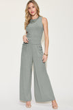 Ribbed Tank and Wide Leg Pants Set • More Colors