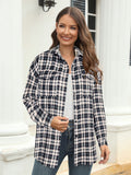 Plaid Button Up Pocketed Shirt • More Colors