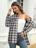 Plaid Button Up Pocketed Shirt • More Colors