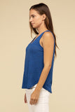 V Neck Sleeveless Top • More Colors