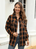 Plaid Button Up Pocketed Shirt • More Colors