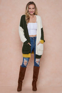 Ari Color Block Cardigan