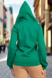 Jenni Zip Up Hoodie • Green