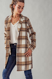 Molly Plaid Coat