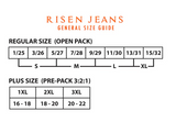 RISEN High Rise Slim Straight Jeans