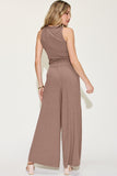 Ribbed Tank and Wide Leg Pants Set • More Colors