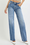 RISEN High Rise Straight Leg Jeans