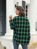 Plaid Button Up Pocketed Shirt • More Colors