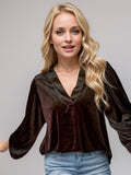 V-Neck Three-Quarter Sleeve Blouse • More Colors