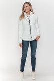 Pocketed Zip Up Faux Leather Jacket