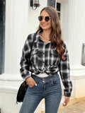 Plaid Button Up Pocketed Shirt • More Colors