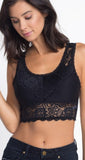 Lace Bralette - Black